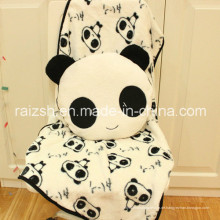 Cute Panda Kissen Dual-Use-Decke mit Plüschtier Geschenk